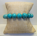 Beautiful Turquoise Large Round Beads Bracelet
