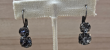 Stunning Grey Jewel Earrings