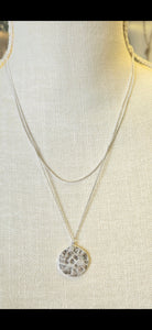 Silver Medallion Necklace