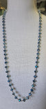 Dark Blue Beaded Necklace