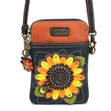 Sunflower Cell Phone Crossbody - Chala Bags