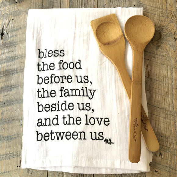 Bless the Food Tea Towel