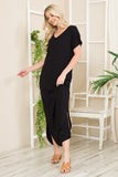 Black Maxi Dress With Pockets