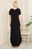 Black Maxi Dress With Pockets