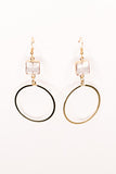 Crystal Charm Earrings