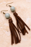 Tassel Amazonite Earrings
