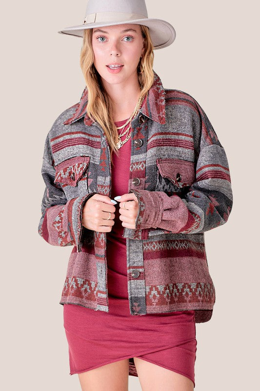 Boho Aztec Jacket