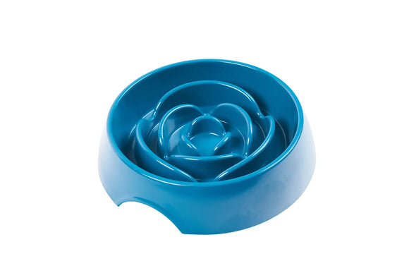 Pet Palette Distribution - Messy Mutts Interactive Slow Feeder 3 Cup Blue
