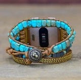 Turquoise Calming Energy Fitbit Versa Watch Band