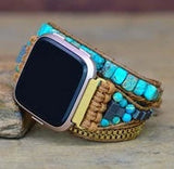 Turquoise Calming Energy Fitbit Versa Watch Band