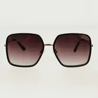 Metal Hexagon Frame Sunglasses