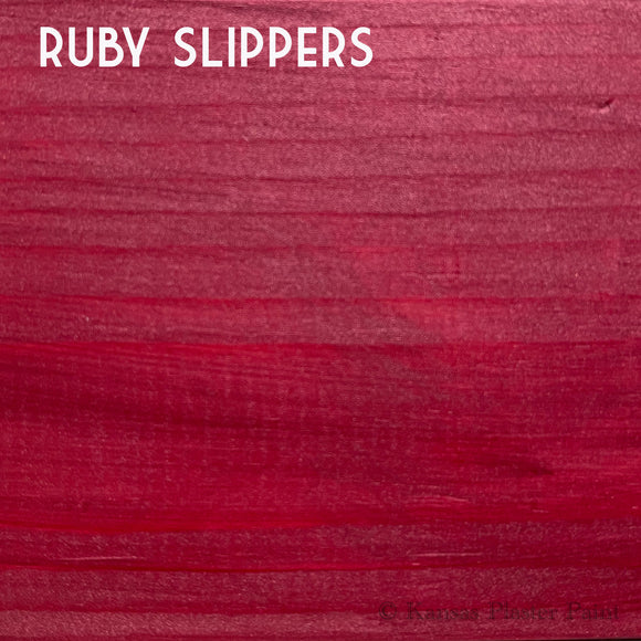 -Ruby Slippers Metallic Plaster Paint