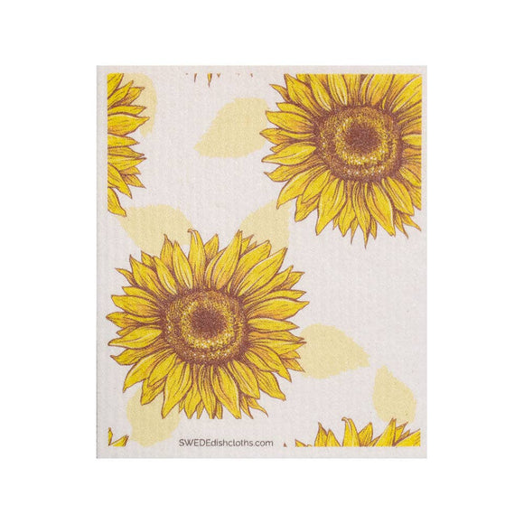 SWEDEdishcloths - Swedish Dishcloth Blooming Sunflower Spongecloth