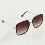 Metal Hexagon Frame Sunglasses