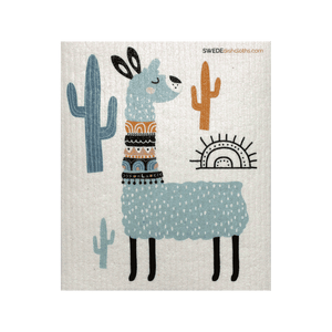 Wet it! Blue Llama Spongecloth