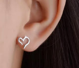 Open Heart Earring