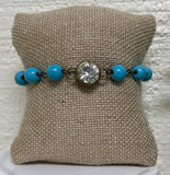 Turquoise Crystal Bracelet