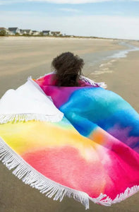 Watercolor Beach towel
