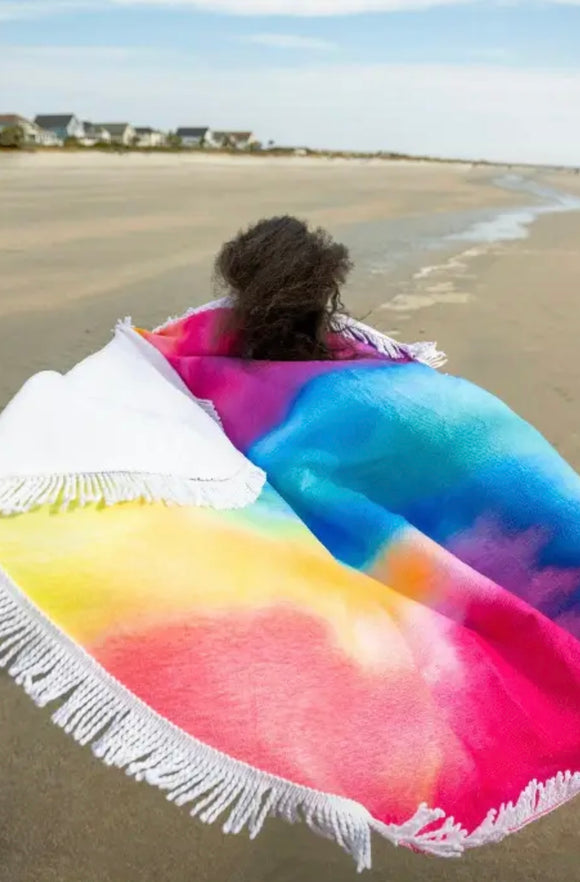 Watercolor Beach towel