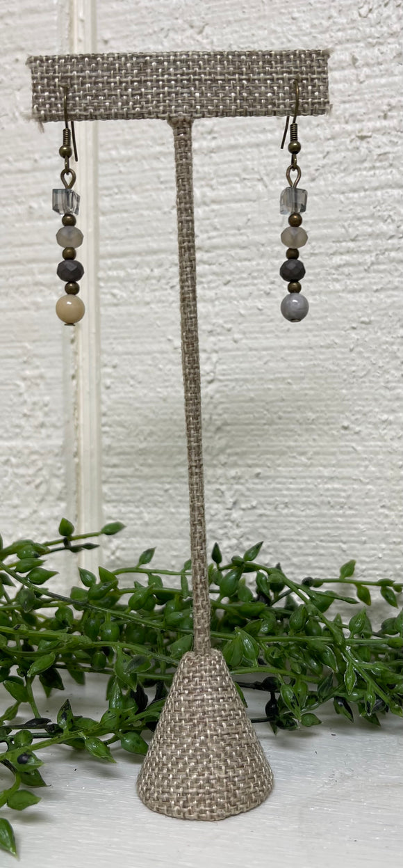Soft Grey Dangles