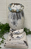 Natural Stone Kiwi Bracelet