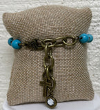 Turquoise Crystal Bracelet