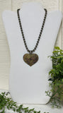 Big Antique Heart Necklace