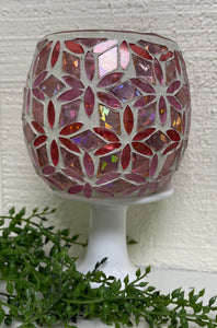 Mosaic Glass Vase