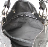 Gorgeous Pewter Classic Bucket Bag